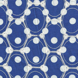 Brodé Pois Fond Bleu - Ribes y Casals