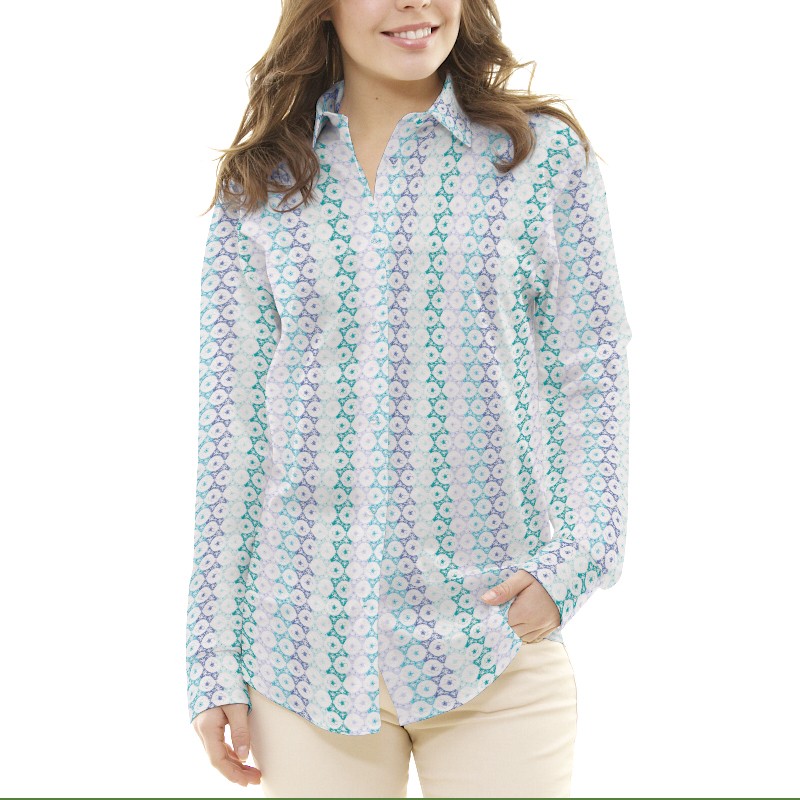 Broderie Suisse Fleurs Bleuté - Ribes y Casals