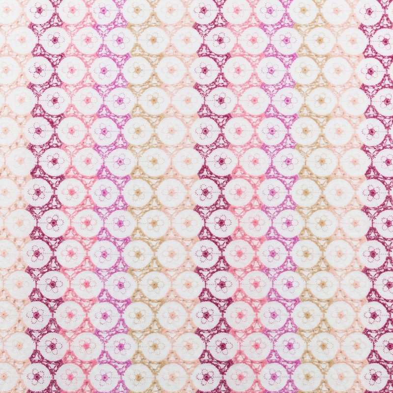 Broderie Suisse Fleurs Fuchsia - Ribes y Casals