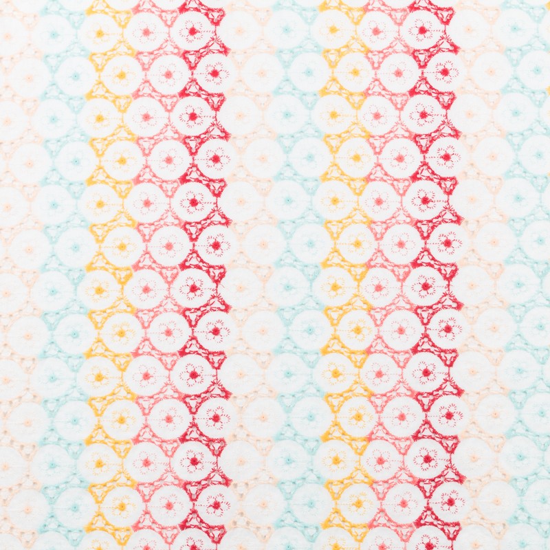 Broderie Anglaise Fleurs Multicolores - Ribes y Casals