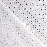 Retal Bordado Suizo Flor Blanca 200x145 cms - Ribes y Casals