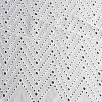 Broderie Suisse Chevron Blanc - Ribes y Casals