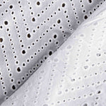 Broderie Suisse Chevron Blanc - Ribes y Casals