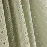 Broderie Suisse Chevron Vert Sauge - Ribes y Casals