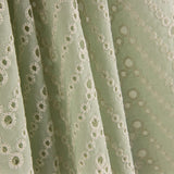 Broderie Suisse Chevron Vert Sauge - Ribes y Casals