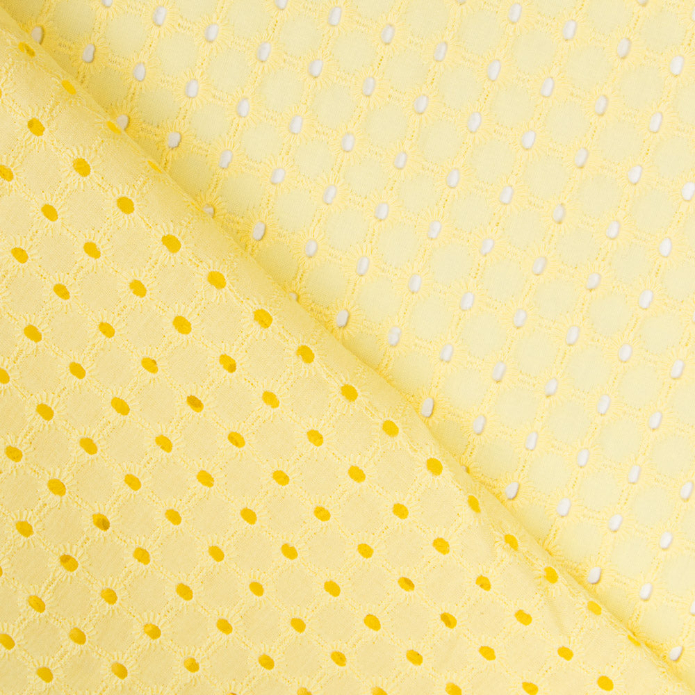 Broderie Suisse Géométrique Jaune - Ribes y Casals