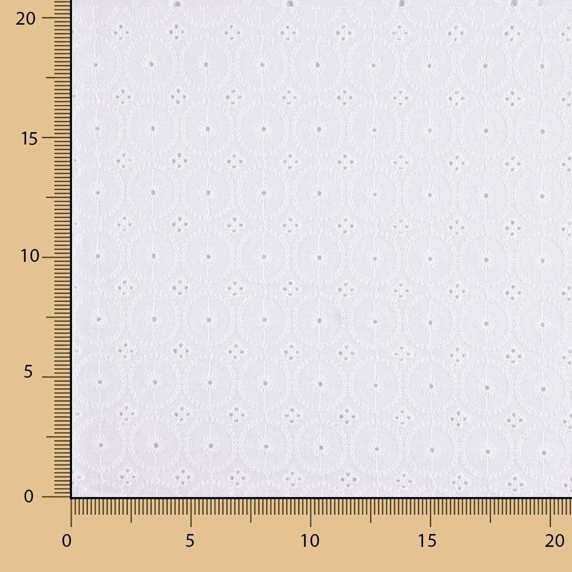 Broderie Suisse Macarena Blanc - Ribes y Casals