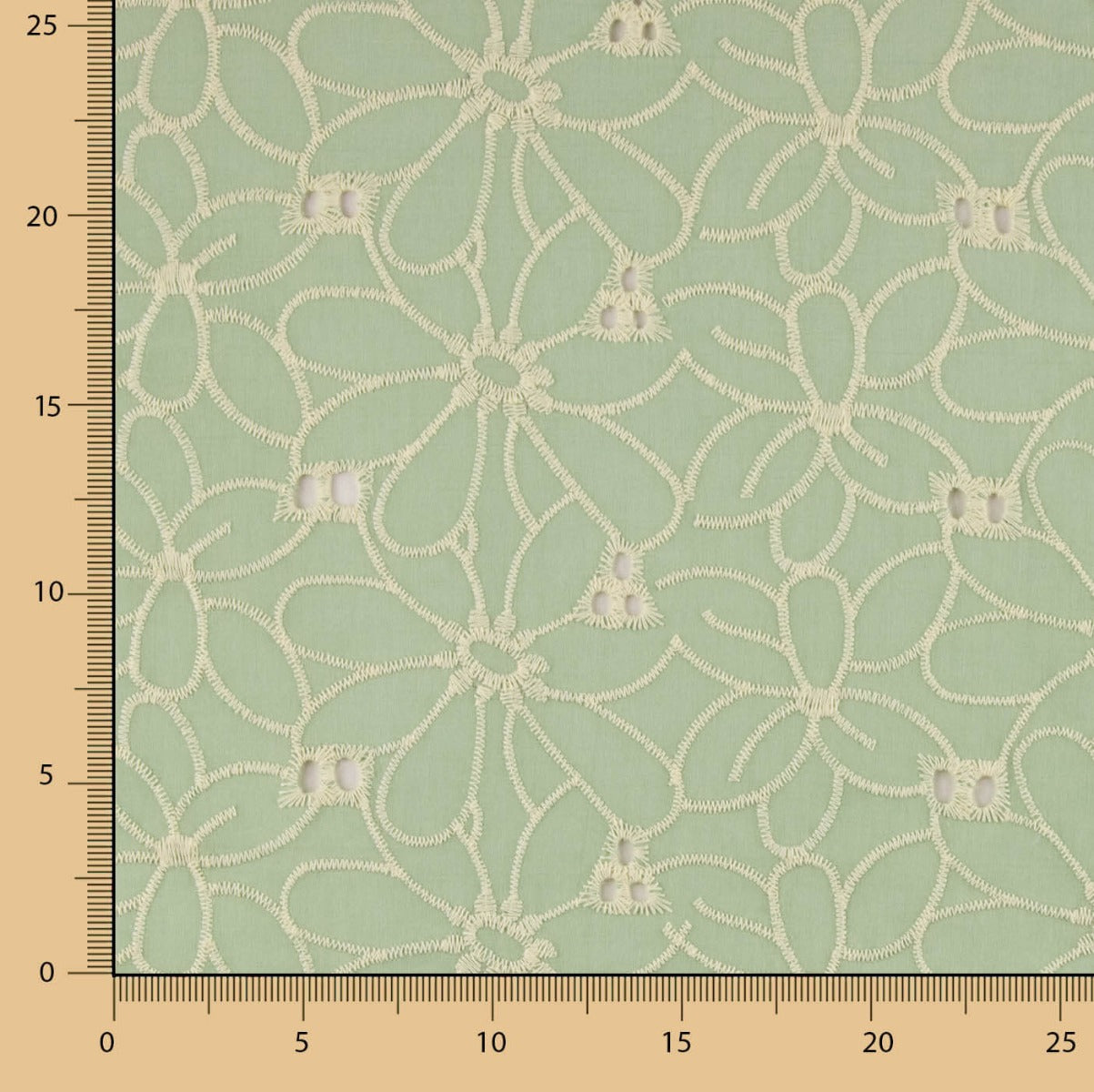 Broderie Suisse Marguerite Green - Ribes y Casals