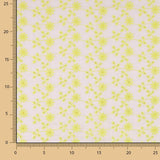 Retal Bordado Suizo Mini Flor Amarillo 45x140 cm - Ribes y Casals