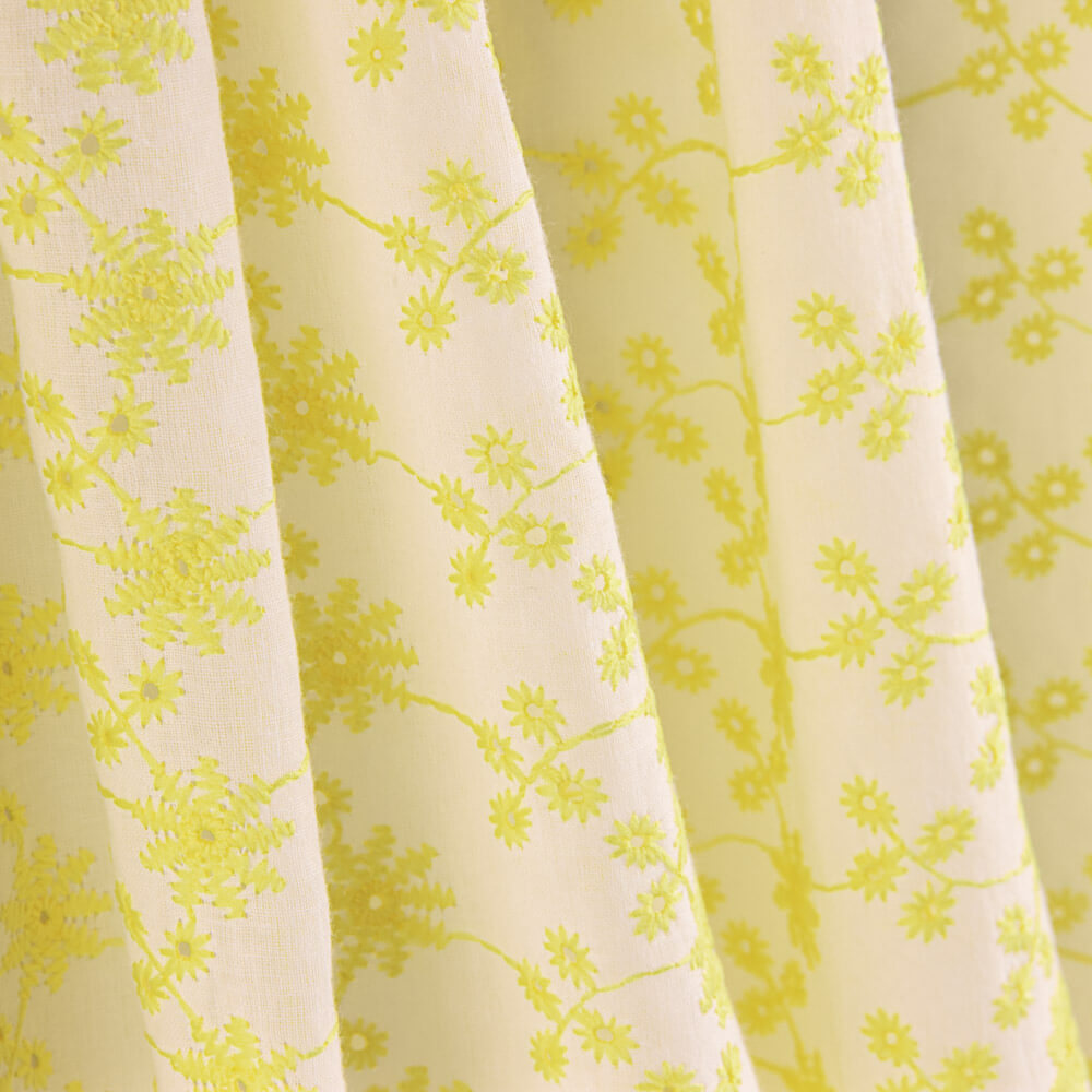 Broderie suisse Mini fleur jaune - Ribes y Casals