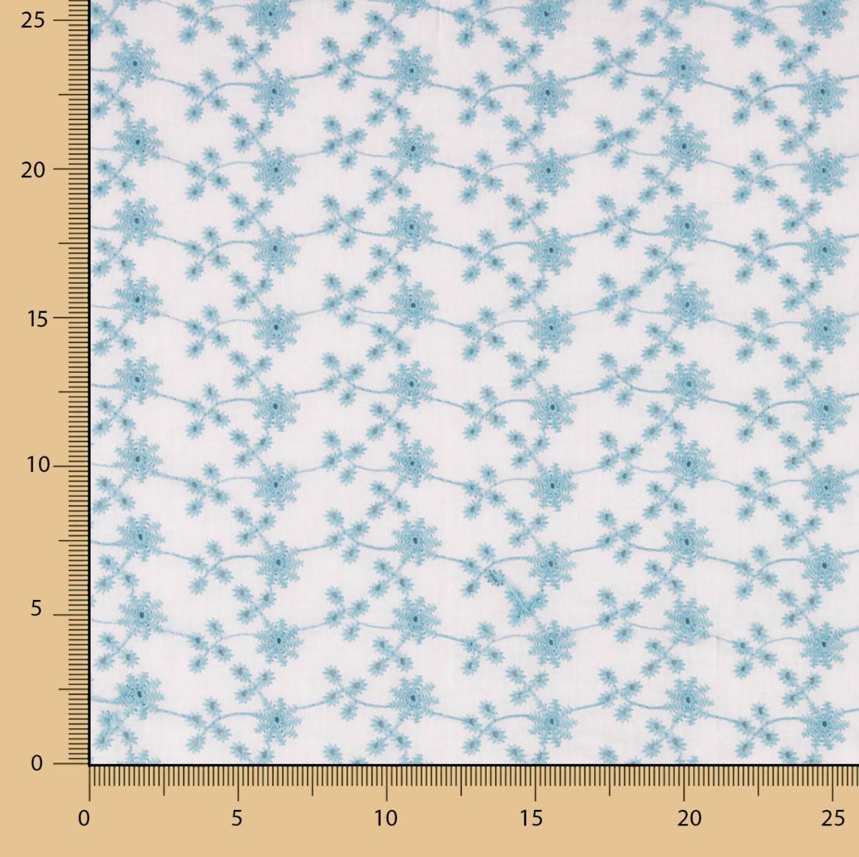 Broderie Suisse Mini Fleur Bleu - Ribes y Casals