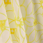 Broderie suisse Marguerite bordure jaune - Ribes y Casals