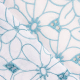 Broderie suisse Marguerite bordure bleue - Ribes y Casals