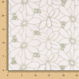 Broderie suisse Marguerite bordure verte - Ribes y Casals