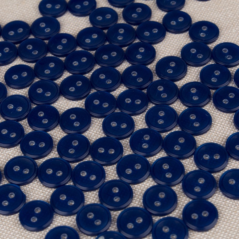 Bouton Couture Bleu Électrique 12mm - Ribes y Casals