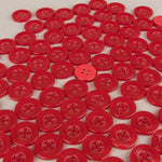Bouton Couture Rouge 17mm - Ribes y Casals