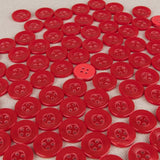 Bouton Couture Rouge 17mm - Ribes y Casals