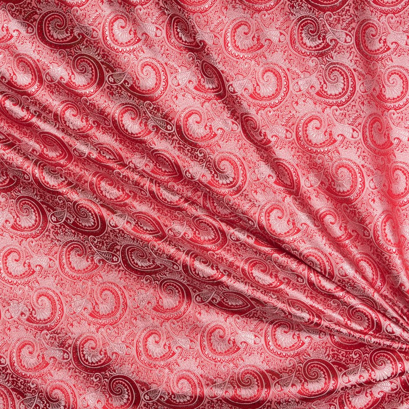 Brocard Fantaisie Cachemire Rouge - Ribes y Casals