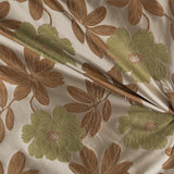 Brocard Fantaisie Feuilles Marron - Ribes y Casals