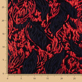 Brocado Lamé Rojo Bubble - Ribes y Casals