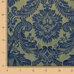 Jacquard Cofrade Bleu Métal Doré - Ribes y Casals