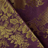 Jacquard Cofrade Violet Métal Doré - Ribes y Casals