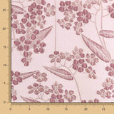 Brocart Fleurs Roses Du Japon - Ribes y Casals