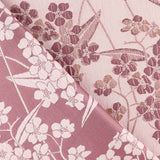 Brocart Fleurs Roses Du Japon - Ribes y Casals