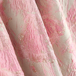 Brocart Fleurs Rose Bonbon - Ribes y Casals