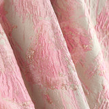 Brocart Fleurs Rose Bonbon - Ribes y Casals