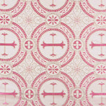 Brocart Lurex Croix Fuchsia - Ribes y Casals
