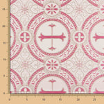 Brocart Lurex Croix Fuchsia - Ribes y Casals