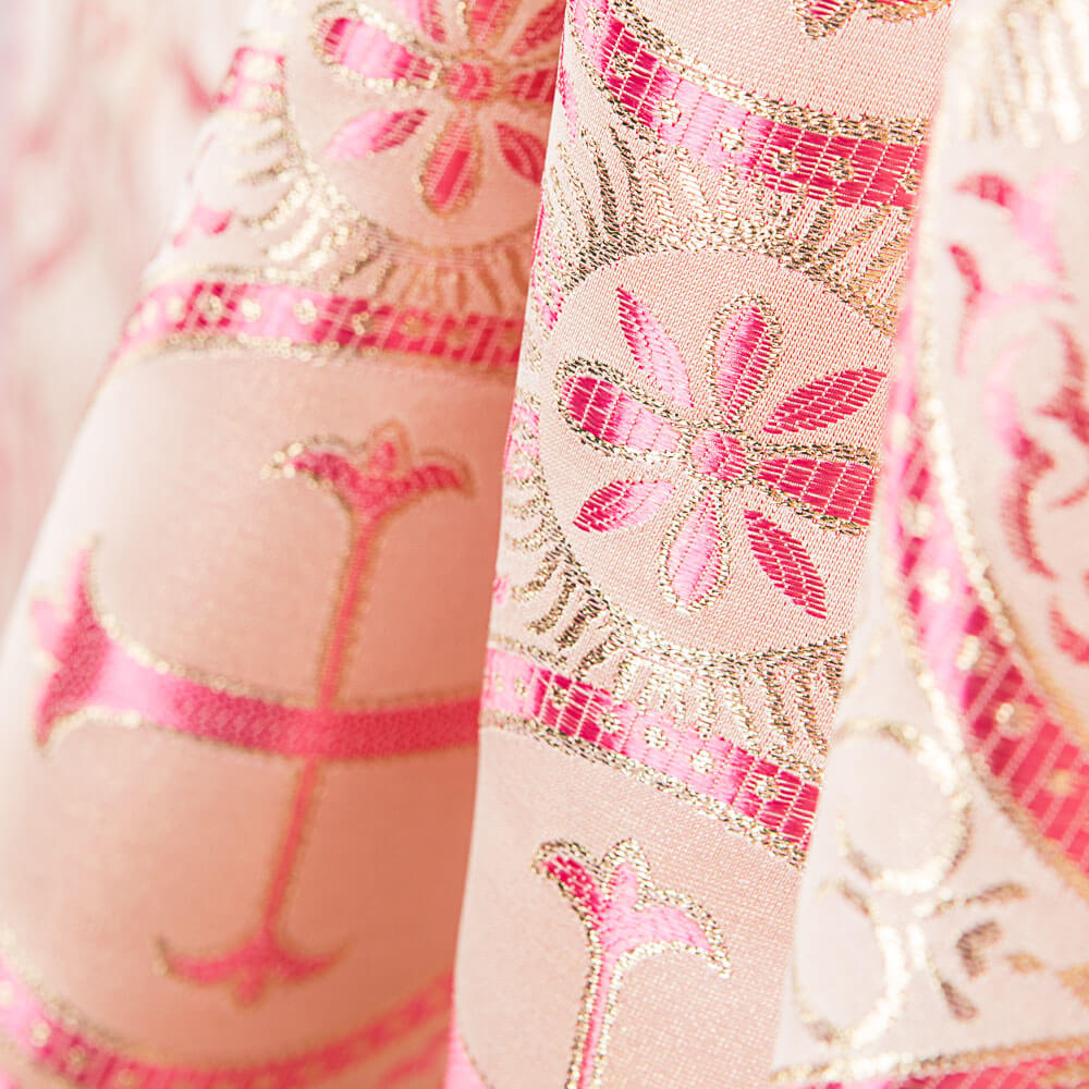 Brocart Lurex Croix Fuchsia - Ribes y Casals