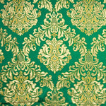 Jacquard Brocado Florencia Verde y Dorado - Ribes y Casals