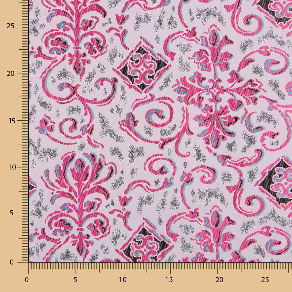 Brocart Mosaïque Fuchsia - Ribes y Casals