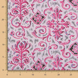 Brocart Mosaïque Fuchsia - Ribes y Casals