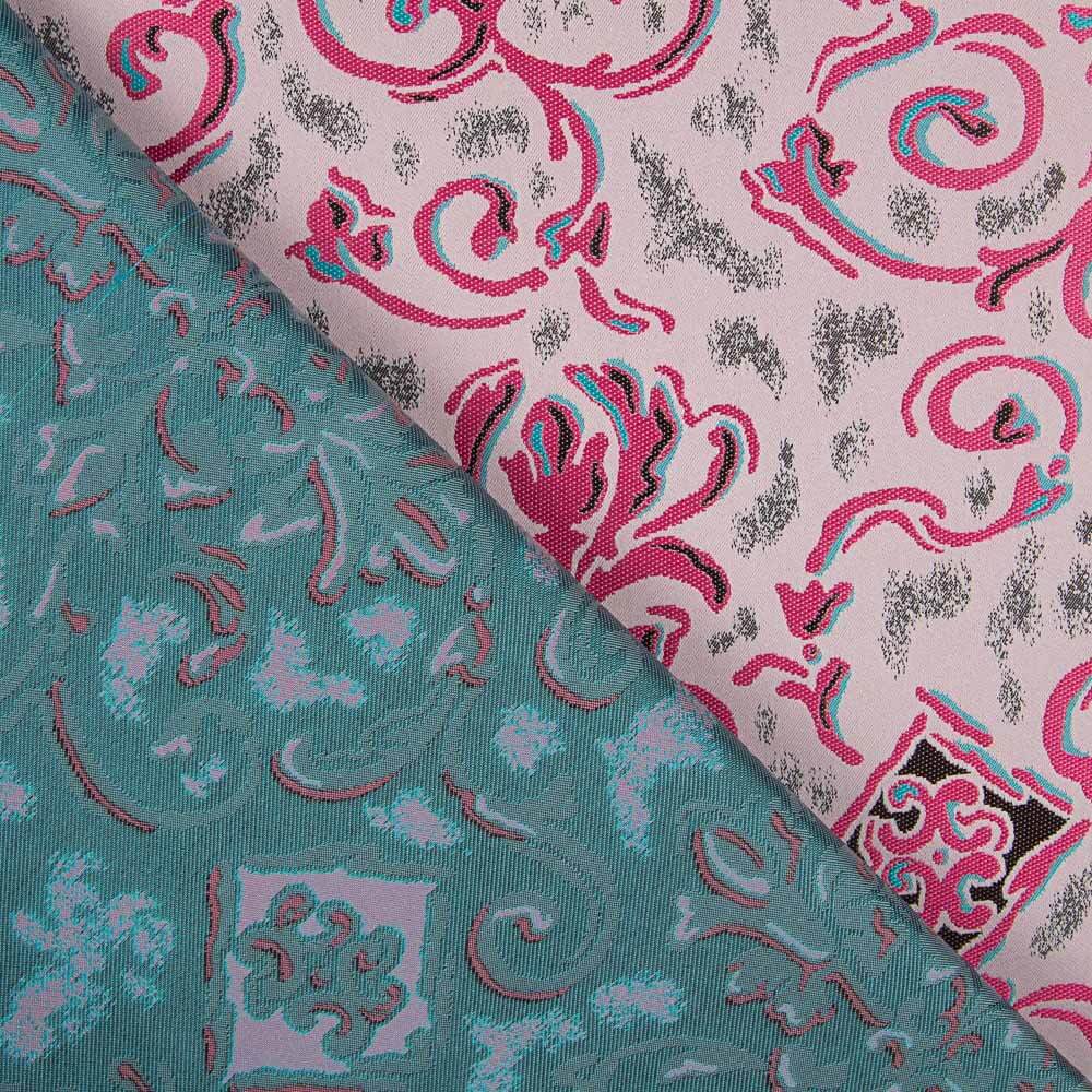 Brocart Mosaïque Fuchsia - Ribes y Casals