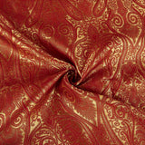 Tissu Jacquard Paisley rouge - Ribes y Casals