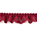Bande de dentelle bordeaux 22 mm - Ribes y Casals