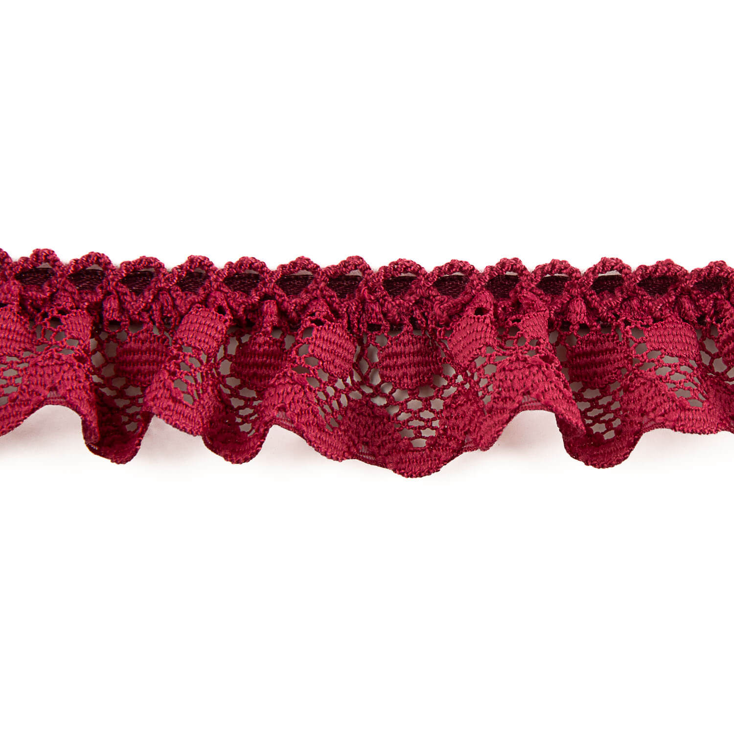 Bande de dentelle bordeaux 22 mm - Ribes y Casals
