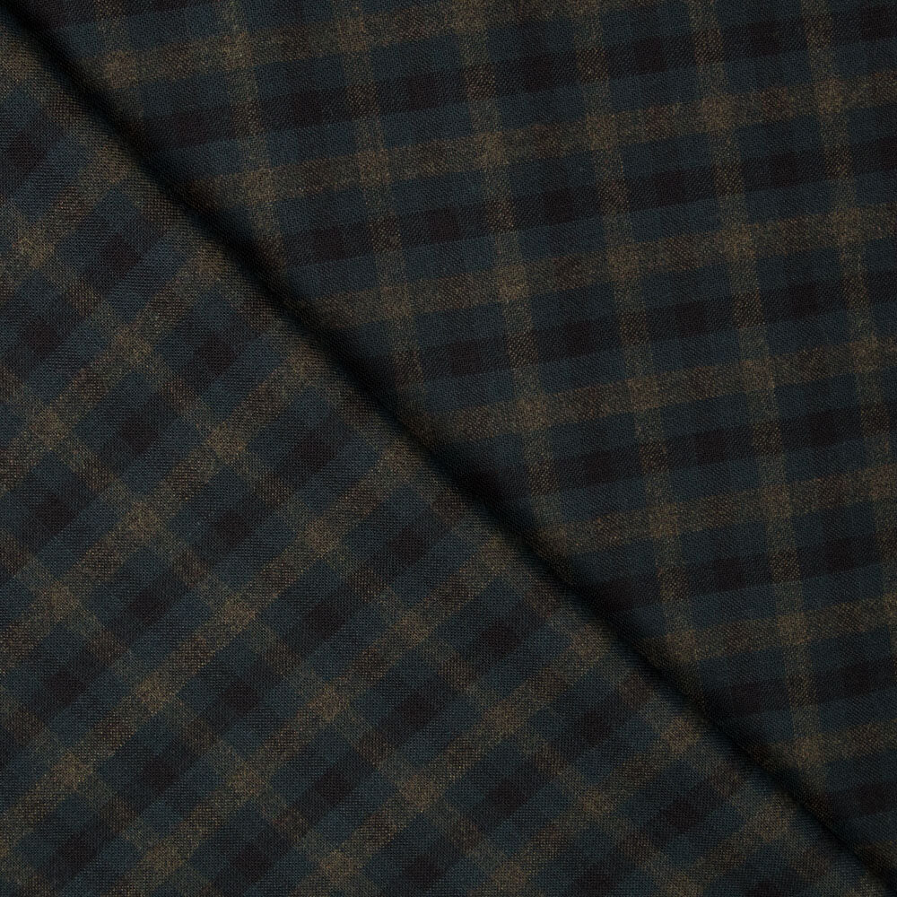 Chemise Laine Carreaux Vert - Ribes y Casals