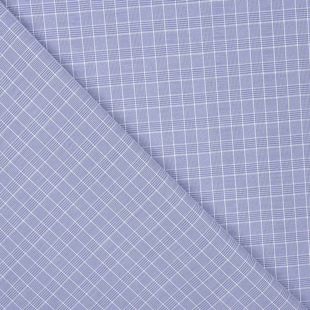 Chemise en coton à carreaux bleu mini Wales - Ribes y Casals