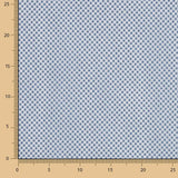 Mini-chemise en coton géométrique bleue - Ribes y Casals