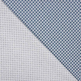 Mini-chemise en coton géométrique bleue - Ribes y Casals