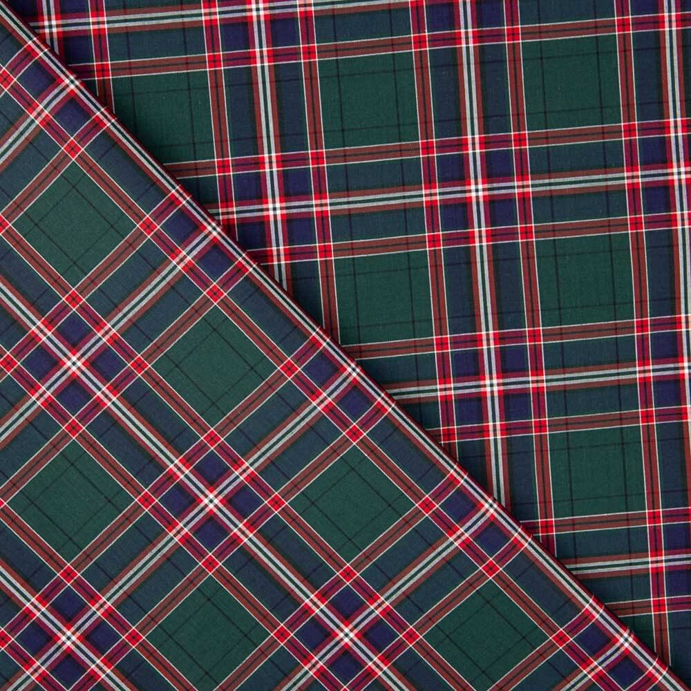 Chemise en coton tartan verte - Ribes y Casals