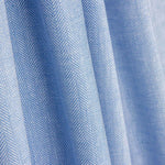 Chambray lin-coton à chevrons bleu clair - Ribes y Casals