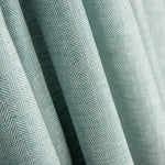 Chambray lin-coton à chevrons vert - Ribes y Casals