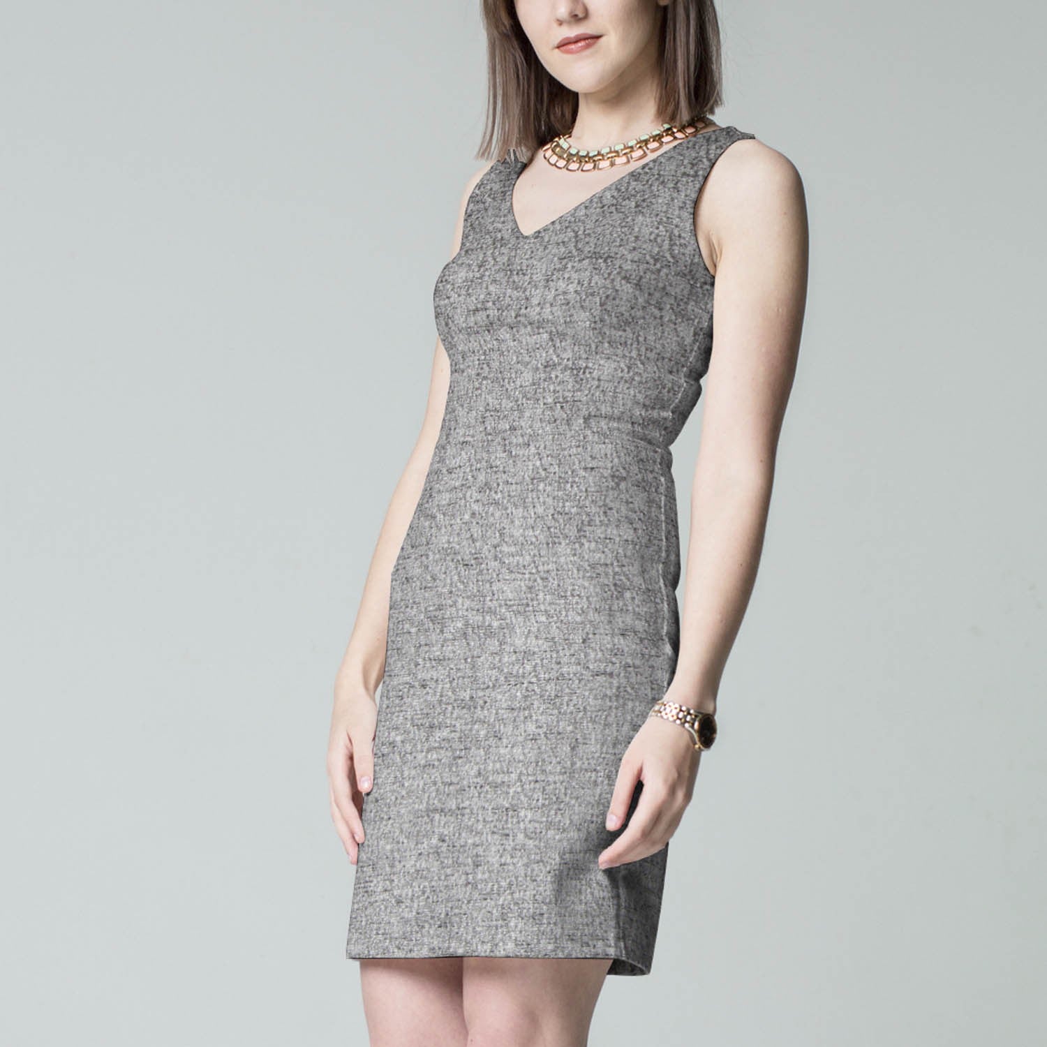 Maille Chanel Sparkling Gris - Ribes y Casals