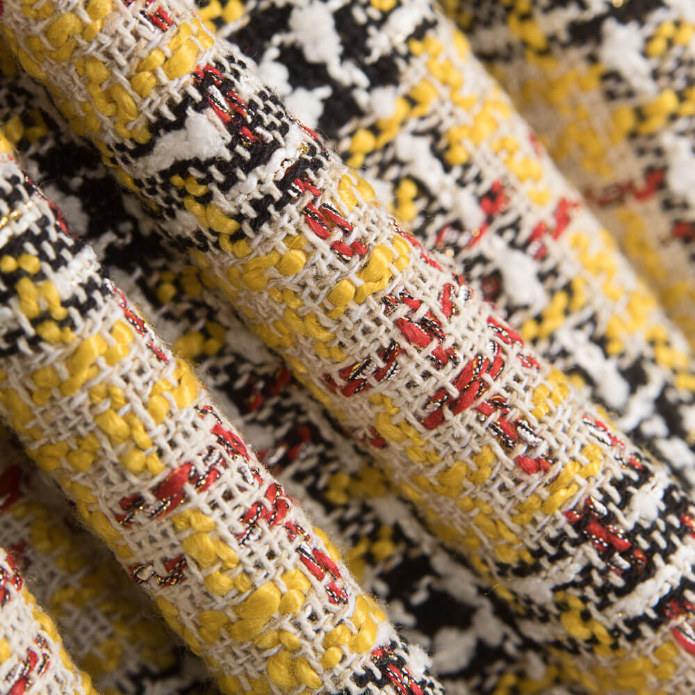 Tweed Laine Jaune Carreaux Bicolore - Ribes y Casals