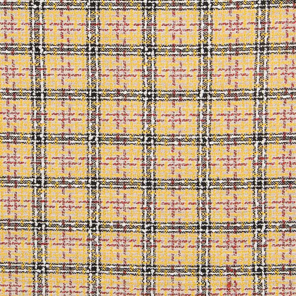 Tweed Laine Jaune Carreaux Bicolore - Ribes y Casals